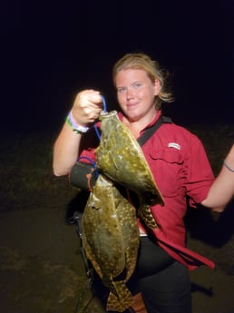 Flounder Fishing in South Padre Island, Texas