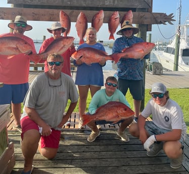 Red Snapper fishing in Gulf Shores, Alabama