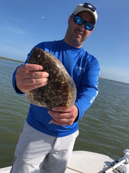 Flounder fishing in Surfside Beach, Texas