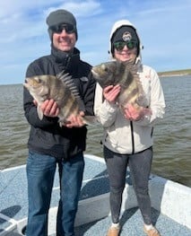 Sheepshead Fishing in Galveston, Texas