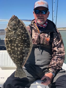 Flounder fishing in Surfside Beach, Texas