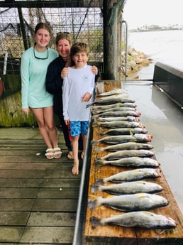 Flounder fishing in Surfside Beach, Texas