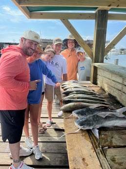 Hardhead Catfish, Redfish, Speckled Trout Fishing in Galveston, Texas