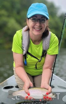 Rainbow Trout fishing in Broken Bow, Oklahoma