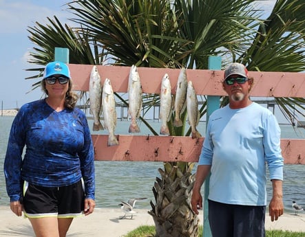 Redfish, Speckled Trout Fishing in Rockport, Texas