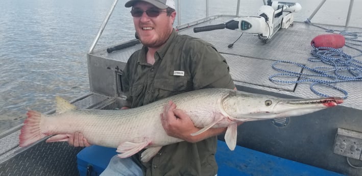 Alligator Gar fishing in Livingston, Texas