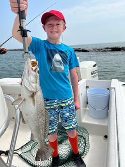 Speckled Trout / Spotted Seatrout fishing in Galveston, Texas