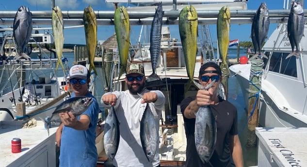 Blackfin Tuna, Mahi Mahi / Dorado, Wahoo fishing in Islamorada, Florida