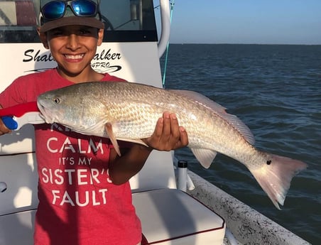 Redfish fishing in South Padre Island, Texas