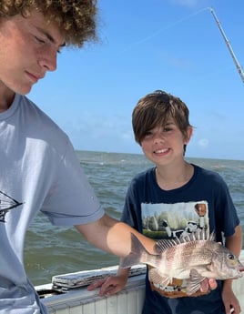 Sheepshead fishing in Galveston, Texas