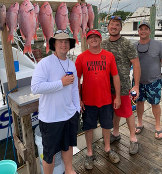 Red Snapper fishing in Biloxi, Mississippi