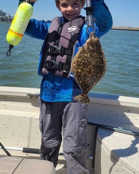 Flounder fishing in Freeport, Texas