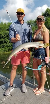 Alligator Gar fishing in Livingston, Texas