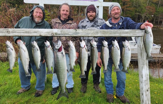 Brown Trout, Chinook Salmon Fishing in Verona Beach, New York