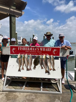 Flounder, Redfish fishing in Rockport, Texas