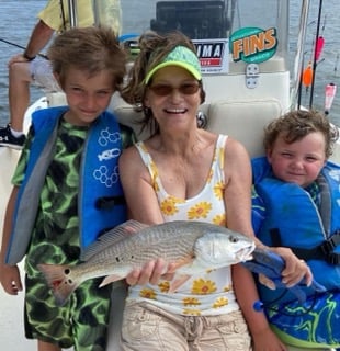 Redfish fishing in Beaufort, North Carolina