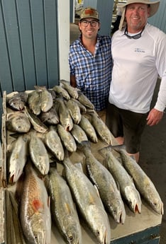 Redfish, Sheepshead, Speckled Trout / Spotted Seatrout fishing in Galveston, Texas