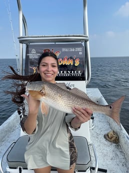 Redfish fishing in Port Isabel, Texas