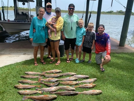 Redfish fishing in Port O&#039;Connor, Texas