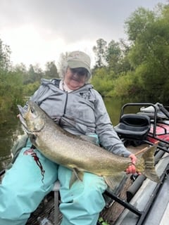 Fishing in Big Rapids, Michigan