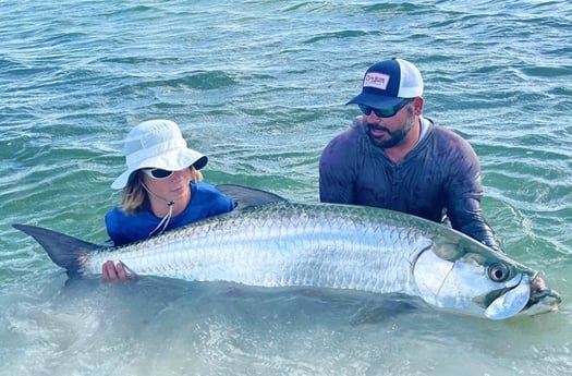 Tarpon fishing in Tavernier, Florida