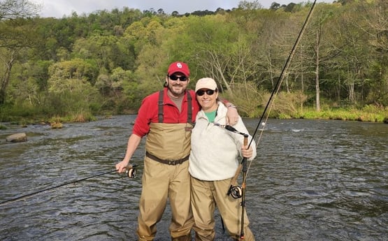 Fishing in Broken Bow, Oklahoma