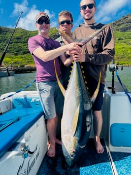 Yellowfin Tuna Fishing in Kapaʻa, Hawaii