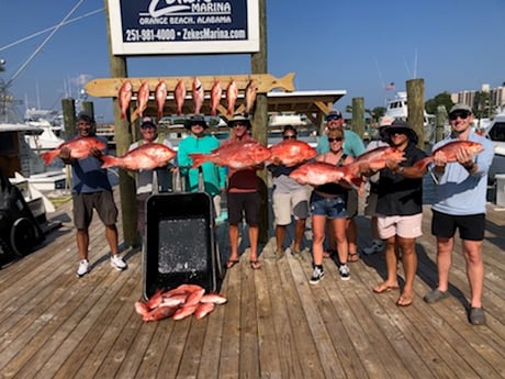 Red Snapper fishing in Orange Beach, Alabama