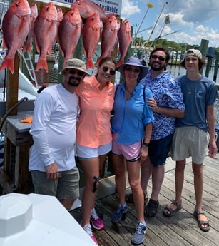 Red Snapper fishing in Biloxi, Mississippi