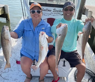 Redfish fishing in South Padre Island, Texas