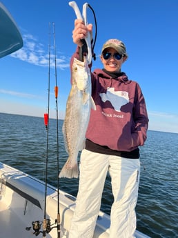 Speckled Trout / Spotted Seatrout fishing in Galveston, Texas