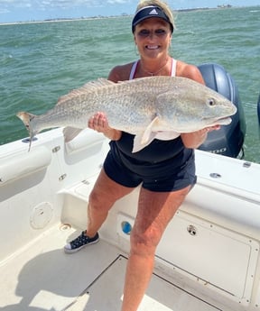 Redfish fishing in Surfside Beach, Texas