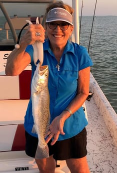 Speckled Trout / Spotted Seatrout fishing in South Padre Island, Texas