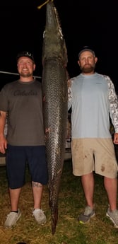 Alligator Gar fishing in Livingston, Texas