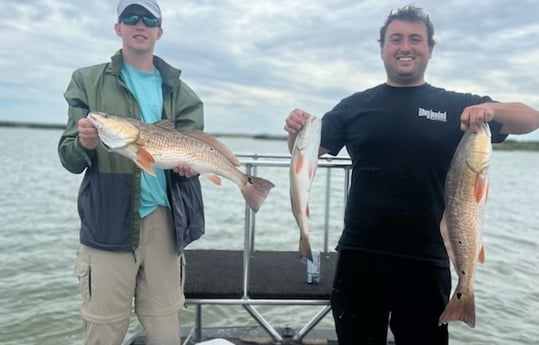 Redfish fishing in South Padre Island, Texas