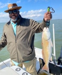 Redfish fishing in Galveston, Texas