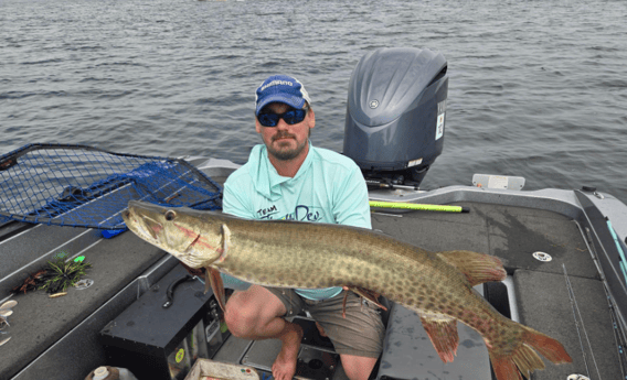 Fishing in Eagle River, Wisconsin