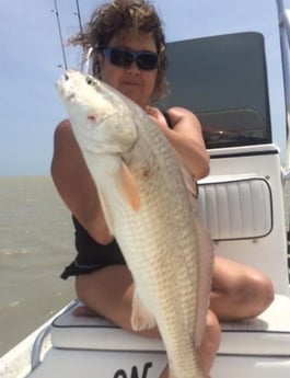 Redfish fishing in South Padre Island, Texas