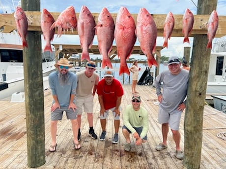 Red Snapper fishing in Orange Beach, Alabama