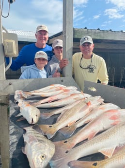 Black Drum, Redfish fishing in Port O&#039;Connor, Texas