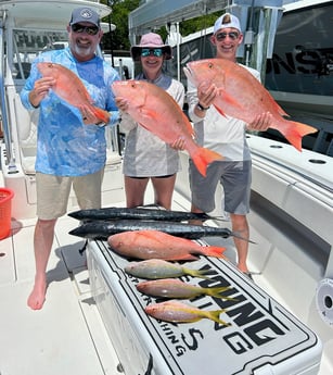 False Albacore, Mutton Snapper, Yellowtail Snapper Fishing in Islamorada, Florida