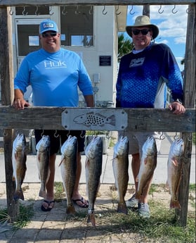 Redfish fishing in Port Aransas, Texas