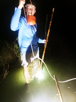 Flounder fishing in Rio Hondo, Texas