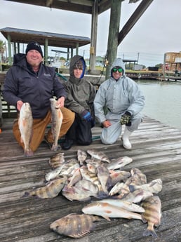 Redfish, Sheepshead Fishing in Port O&#039;Connor, Texas