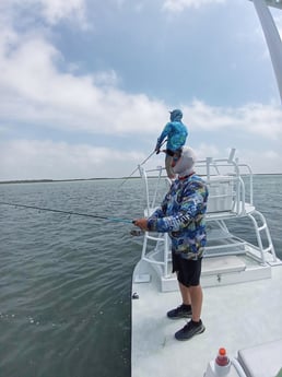 Redfish, Speckled Trout / Spotted Seatrout fishing in Rio Hondo, Texas