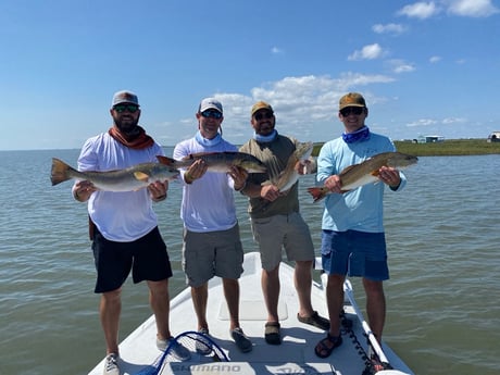 Redfish fishing in Port O&#039;Connor, Texas