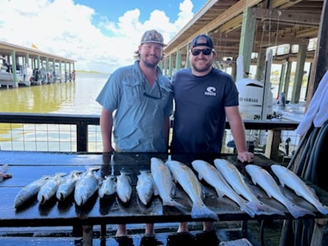 Redfish, Speckled Trout / Spotted Seatrout fishing in Galveston, Texas