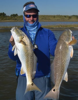 Redfish fishing in Galveston, Texas