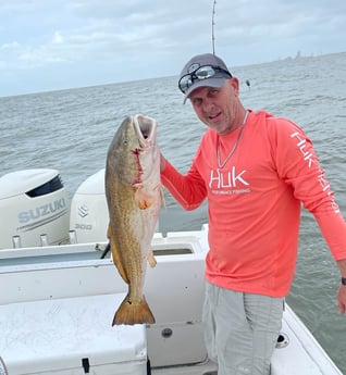 Redfish fishing in Galveston, Texas