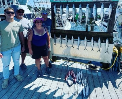 Spanish Mackerel, Triggerfish, Vermillion Snapper Fishing in Destin, Florida